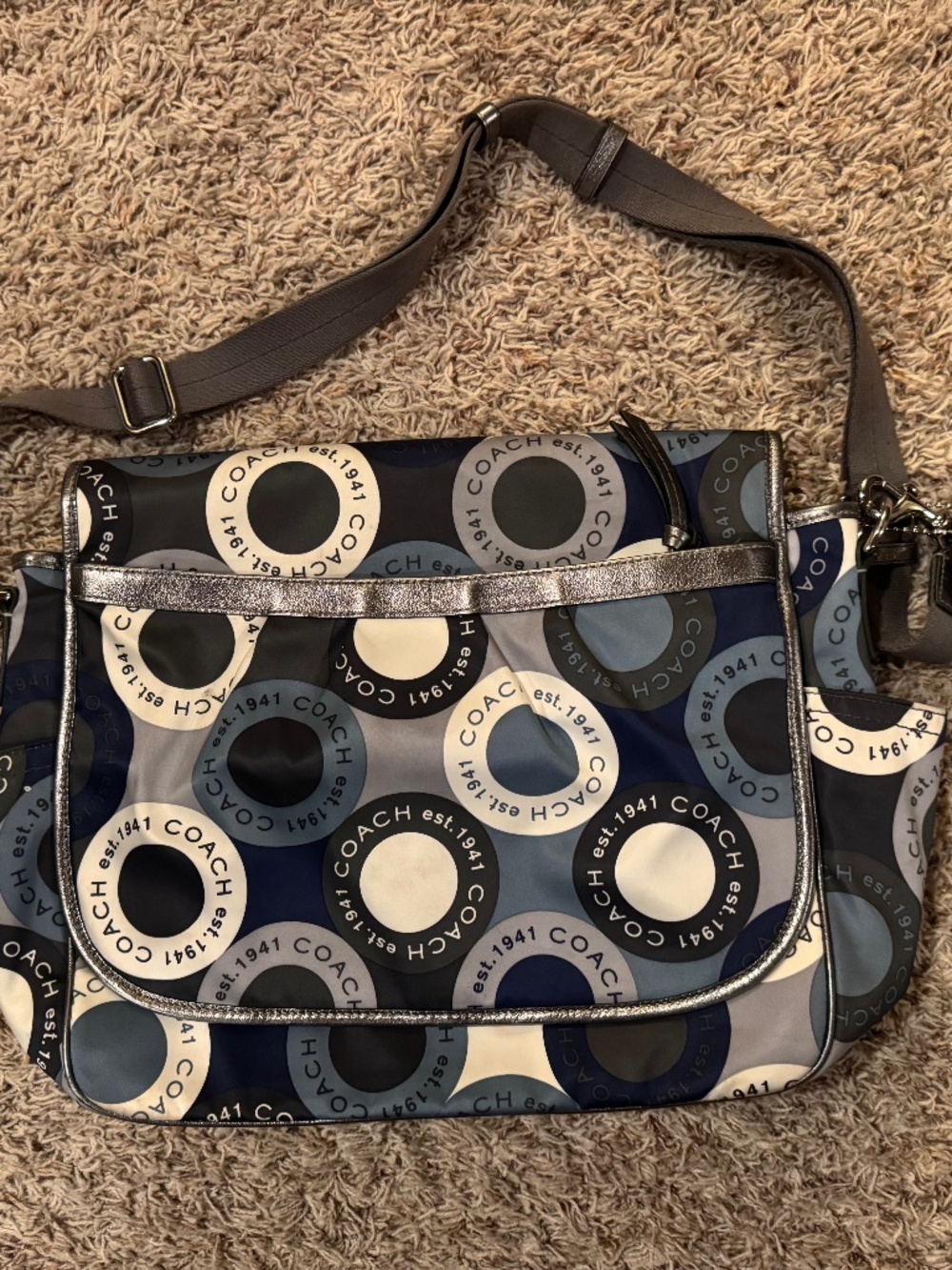 Coach messenger/diaper bag